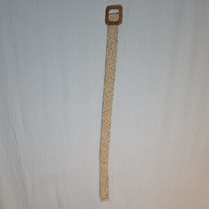 Source Unknown Woven Tan Belt